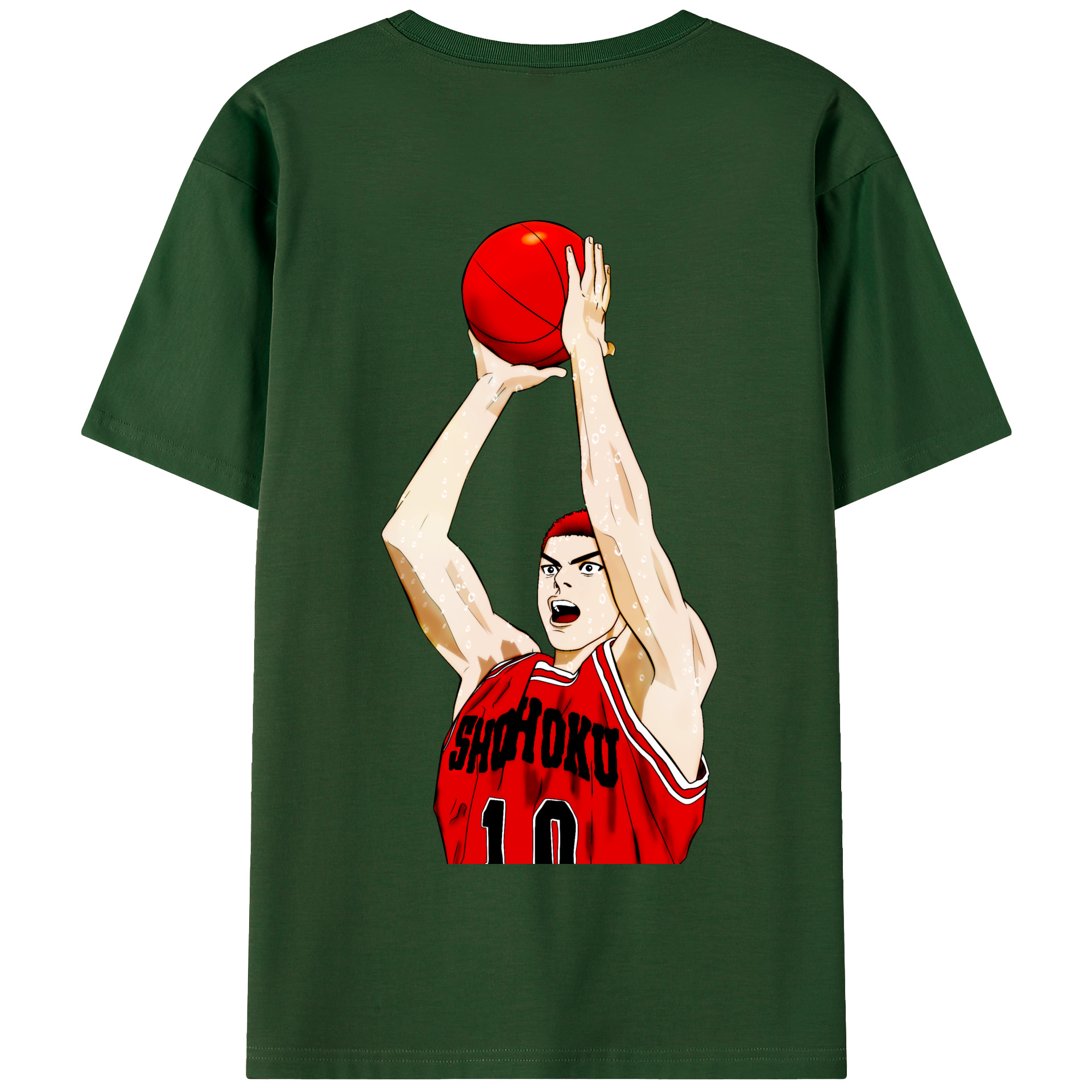 SLAM DUNK／スラムダンク 綿100％半袖Tシャツ（背面プリント）